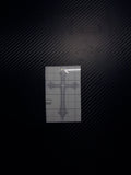 Ash grey cross vinyl decal created for Cars & Christ 2026
