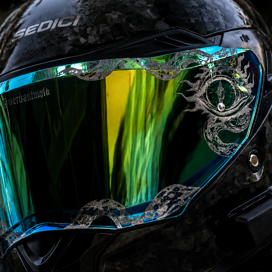 Custom Visor Engraving