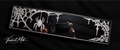 Hand-Engraved Spiderweb Rearview Mirror - 12” Adjustable